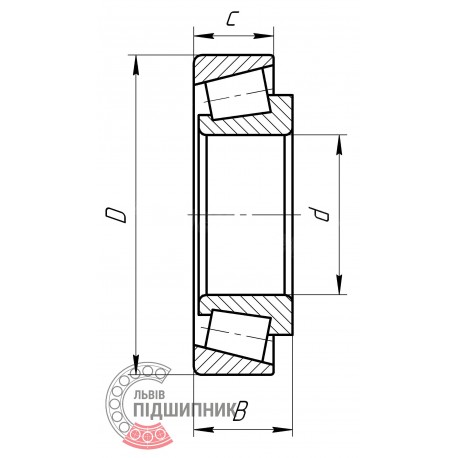 JD8237 - JD8902 - John Deere: 86512015 - CNH - [Timken] Конічний роликовий підшипник