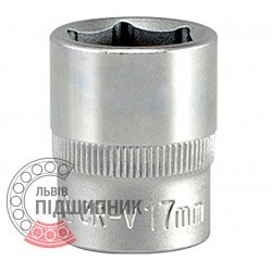 Hexagonal socket 3/8\" inch / 17 mm (YATO) | YT-3812