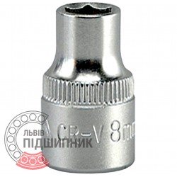 Hexagonal socket 3/8\" inch / 8 mm (YATO) | YT-3803