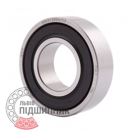 Deep groove ball bearing 6003-2RSHC3 [SKF]
