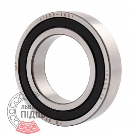 1000905 | 61905-2RS1 [SKF] Подшипник шариковый закрытый