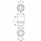 Hexagonal socket 3/8\" inch / 12 mm (YATO) | YT-3807