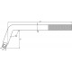 L-type handle 1/2\" inch / 330x62 mm (YATO) | YT-1244