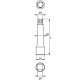 Подовжувач для воротка 3/4\" дюйм / 100 мм (YATO) | YT-1340