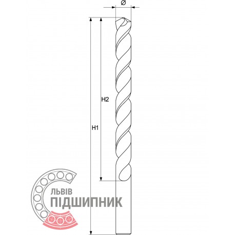 Twist drill HSS 10õ133/82 mm (YATO) | YT-4453