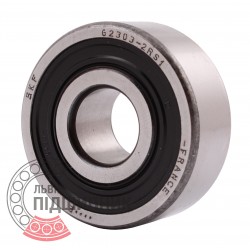 62303-2RS1 [SKF] Deep groove sealed ball bearing