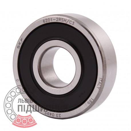 Deep groove ball bearing 6201-2RSHC3 [SKF]
