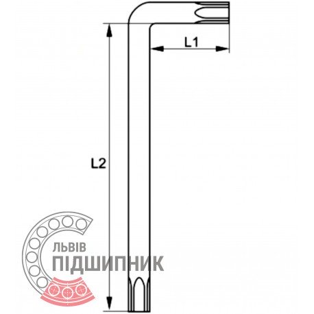 Набор ключей Torx Т10-Т50 9 шт. [Yato]