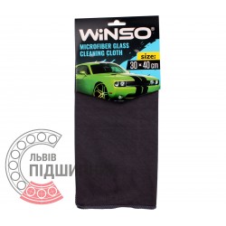 Microfiber glass cleaning cloth (gray) / 300x400 mm [Winso] | 150230