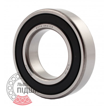 6006-2RS/C3 [Timken] Deep groove sealed ball bearing