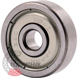 634-2Z [EZO] Miniature deep groove ball bearing