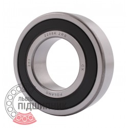 2208 2RS [CX] Double row self-aligning ball bearing