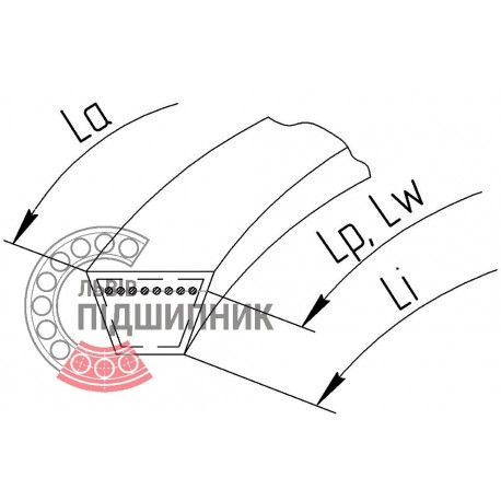 Привідний ремінь 80333958 Harvest Belts C(В)22x14x3480 [Stomil]