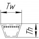 Привідний ремінь 621262M1B(Б)17x11-1262 Harvest Belts [Stomil]