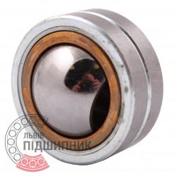 GLXS 10 [Fluro] Radial spherical plain bearing with steel outer ring