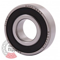 Deep groove ball bearing 6202 2RSR [Kinex ZKL]