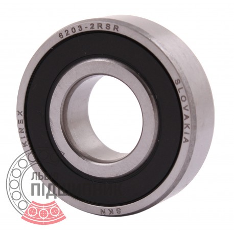 6203-2RSR [Kinex] Deep groove sealed ball bearing