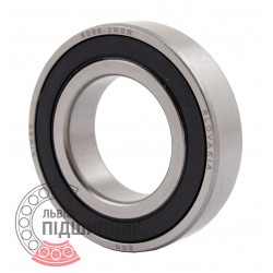 Deep groove ball bearing 6006 2RSR [Kinex ZKL]