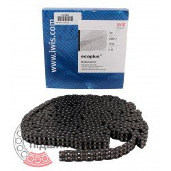 Duplex steel roller chain 06B-2 [IWIS]