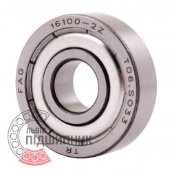 16100-2Z [FAG Schaeffler] Deep groove ball bearing