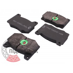 (Moskvitch: 412, 2140) Brake pads [BEST] | BE 412 / set
