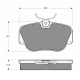 Mercedes Brake pads [BEST] | BE 501 / set