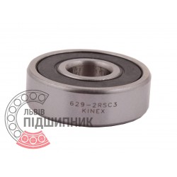 Deep groove ball bearing 629 2RSRC3 [Kinex ZKL]