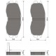 Mitsubishi, Proton Brake pads [BEST] | BE 791 / set