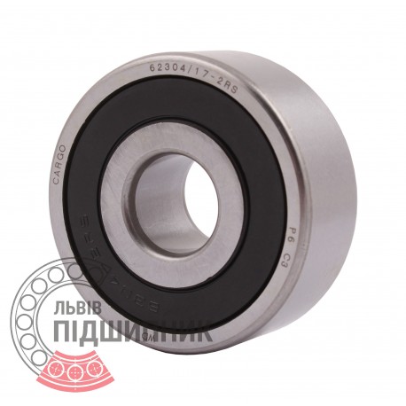 62304/17-2RS [Cargo] Deep groove ball bearing