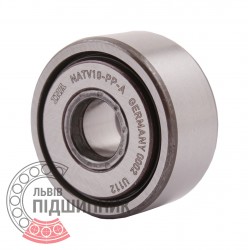 NATV10-PP-A [INA Schaeffler] Опорный ролик на основе роликоподшипников с фланцевыми кольцами, с внутренним кольцом