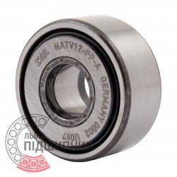 NATV12-PP-A [INA Schaeffler] Опорный ролик на основе роликоподшипников с фланцевыми кольцами, с внутренним кольцом