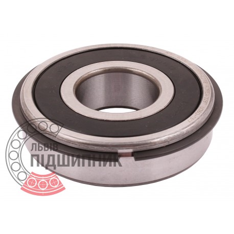 6306 2RS NR [KBC] Sealed ball bearing with snap ring groove on outer ring