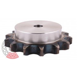 14 Teeth plain bore sprocket, 24B-1 roller chain - pitch 38.1mm