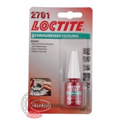 Фіксатор різьби високої міцності 2701 Loctite, 5мл