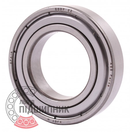 6007-ZZ [Fersa] Deep groove sealed ball bearing