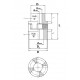 GRMALU24/32B TRASCO® [SIT] Flexible coupling hub