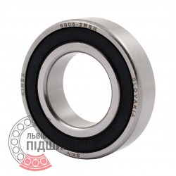 Deep groove ball bearing 6005 2RSR [Kinex ZKL]