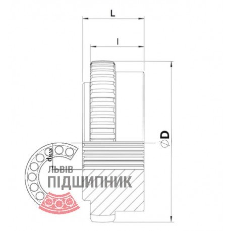 GDM14 SITEX® [SIT] Ступиця еластичноъ зубчатої муфти