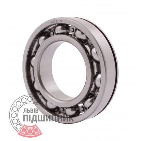 6210 N [CPR] Open ball bearing with snap ring groove on outer ring