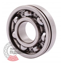 6305 N [CPR] Open ball bearing with snap ring groove on outer ring