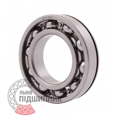 6216 N [CPR] Open ball bearing with snap ring groove on outer ring