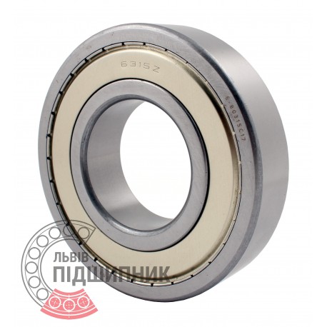 6315ZZ | 80315С17 [GPZ] Deep groove sealed ball bearing