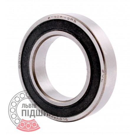 6905 2RS | 61905-2RS [ZVL] Deep groove ball bearing. Thin section.