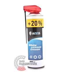 Lithium lubrication white (AXXIS), sprayer, 500ml.