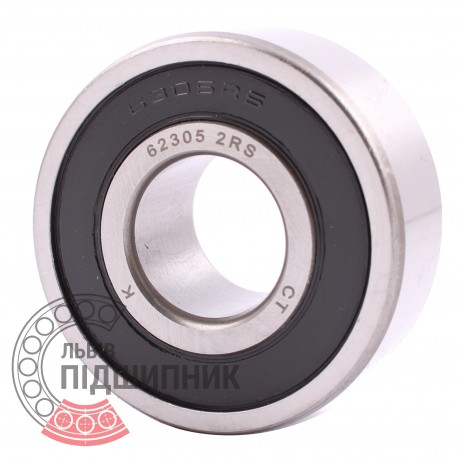 62305 2RS [CPR] Deep groove sealed ball bearing