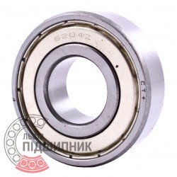 6204-2Z [CPR] Deep groove sealed ball bearing