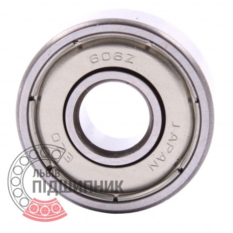 606.ZZ [EZO] Deep groove sealed ball bearing
