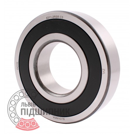 6311-2RSR-C3 [ZVL] Deep groove sealed ball bearing