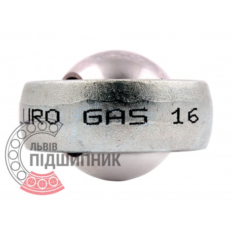 GAS16 (GAS 16) [Fluro] Шарнірна головка, зовнішня різьба