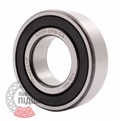 6205-2RS-C4 [Timken] Deep groove sealed ball bearing